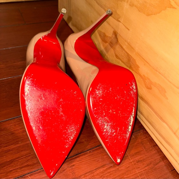 Christian Louboutin Nude Heels - Picture 4 of 6